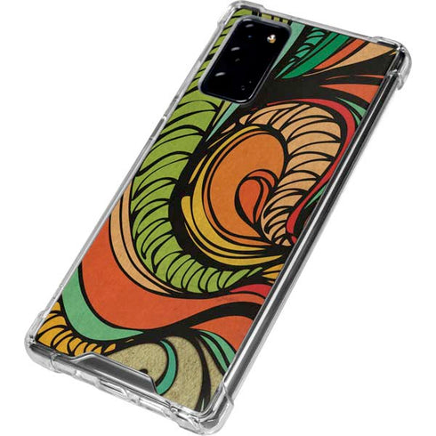Malestrom 70s Inspired Galaxy Note20 5G Clear Case