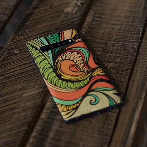 Malestrom 70s Inspired Galaxy S10 Plus Skin