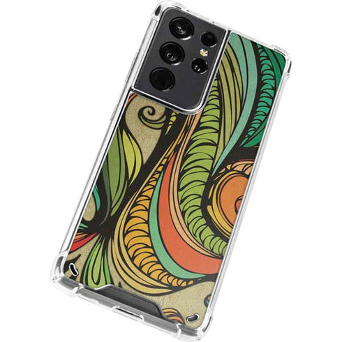 Malestrom 70s Inspired Galaxy S21 Ultra 5G Clear Case