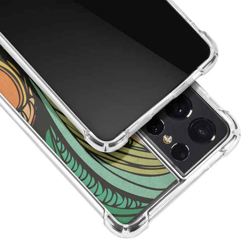 Malestrom 70s Inspired Galaxy S21 Ultra 5G Clear Case
