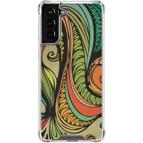Malestrom 70s Inspired Galaxy S22 Plus Clear Case