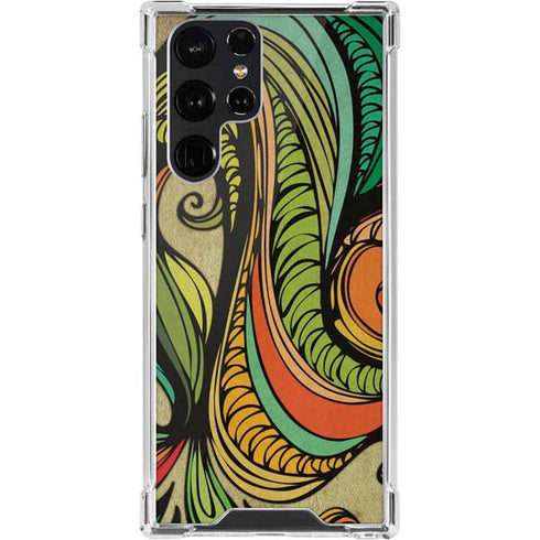 Malestrom 70s Inspired Galaxy S22 Ultra Clear Case
