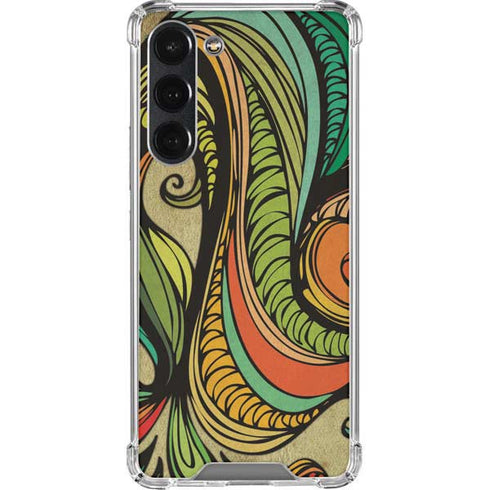Malestrom 70s Inspired Galaxy S23 Plus Clear Case