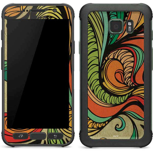 Malestrom 70s Inspired Galaxy S7 Active Skin