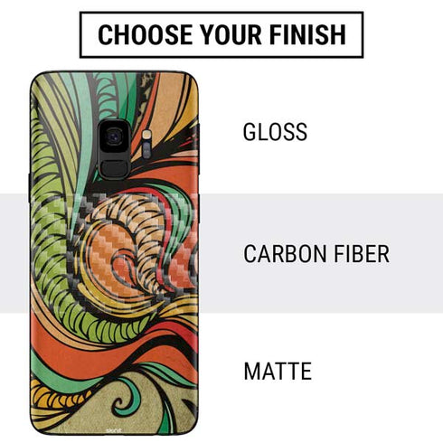 Malestrom 70s Inspired Galaxy S9 Skin