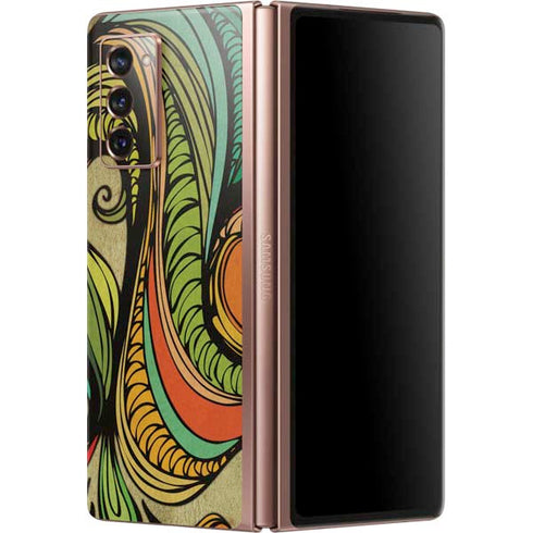 Malestrom 70s Inspired Galaxy Z Fold2 5G Skin