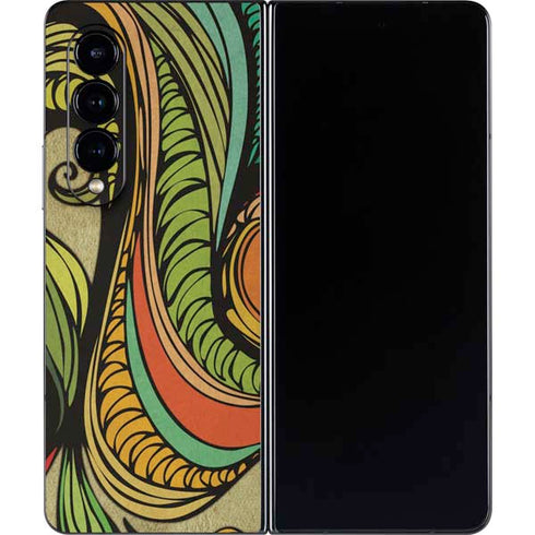 Malestrom 70s Inspired Galaxy Z Fold4 5G Skin