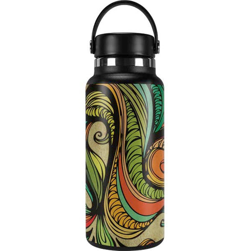 Malestrom 70s Inspired Hydro Flask 32oz Wide Mouth Skin