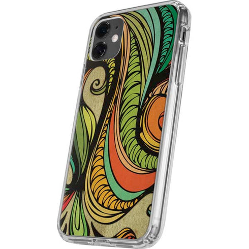 Malestrom 70s Inspired iPhone 11 Clear Case