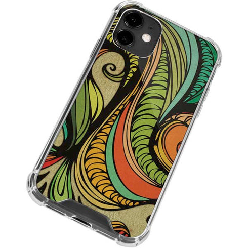 Malestrom 70s Inspired iPhone 12 Clear Case