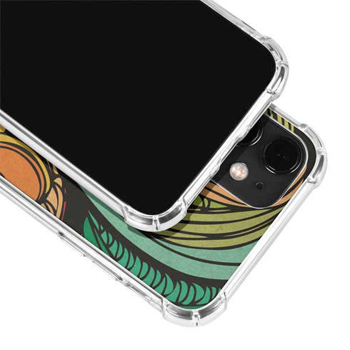 Malestrom 70s Inspired iPhone 12 Mini Clear Case