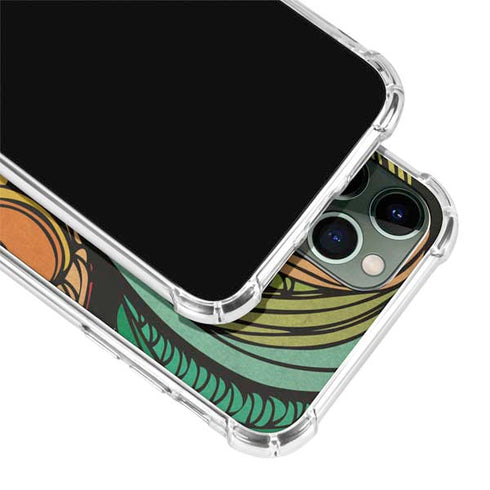 Malestrom 70s Inspired iPhone 12 Pro Max Clear Case