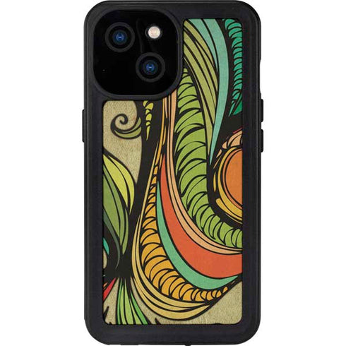 Malestrom 70s Inspired iPhone 13 Mini Waterproof Case