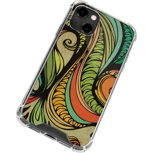 Malestrom 70s Inspired iPhone 14 Clear Case