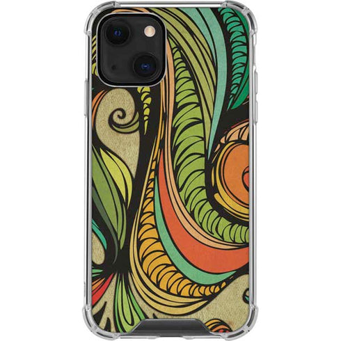 Malestrom 70s Inspired iPhone 14 Plus Clear Case