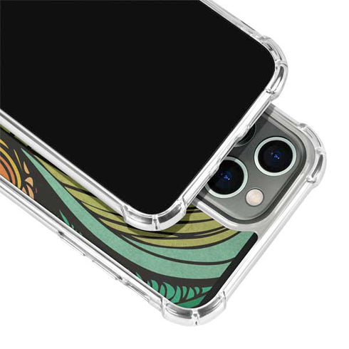 Malestrom 70s Inspired iPhone 14 Pro Clear Case
