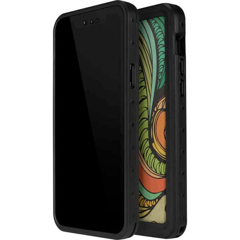 Malestrom 70s Inspired iPhone 14 Pro Max Waterproof Case