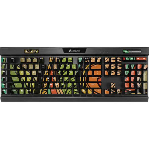 Malestrom 70s Inspired K95 RGB PLATINUM Mechanical Gaming Keyboard Skin