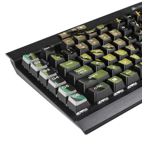 Malestrom 70s Inspired K95 RGB PLATINUM Mechanical Gaming Keyboard Skin