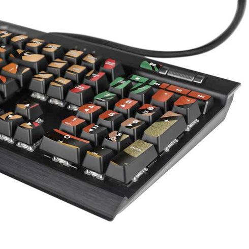 Malestrom 70s Inspired K95 RGB PLATINUM Mechanical Gaming Keyboard Skin