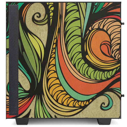 Malestrom 70s Inspired NZXT H510 Compact ATX Mid-Tower Case Skin
