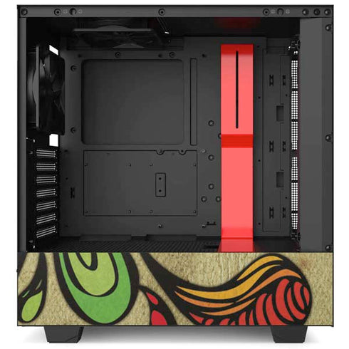 Malestrom 70s Inspired NZXT H510 Compact ATX Mid-Tower Case Skin