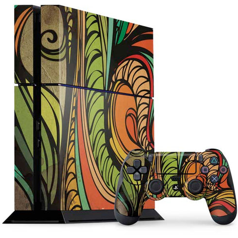 Malestrom 70s Inspired PS4 Console and Controller Bundle Skin