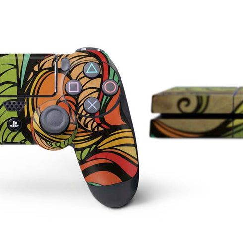 Malestrom 70s Inspired PS4 Console and Controller Bundle Skin
