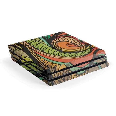 Malestrom 70s Inspired PS4 Pro Console Skin