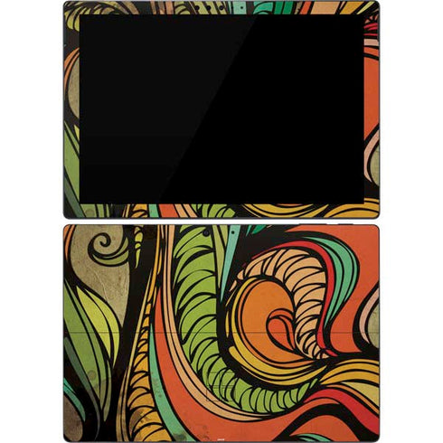 Malestrom 70s Inspired Surface Pro 7 Skin