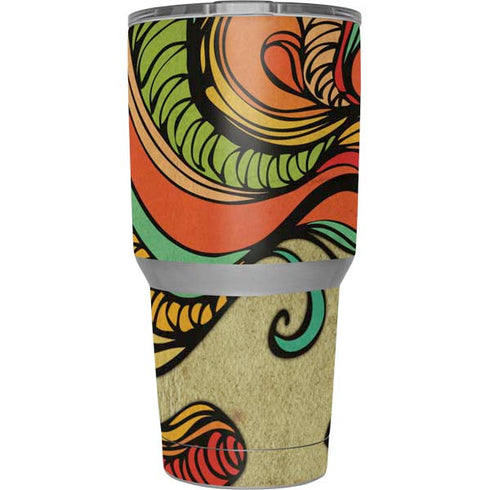 Malestrom 70s Inspired Yeti 30oz Rambler Tumbler Skin