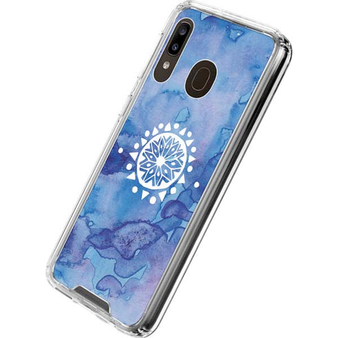 Mandala Symmetry Galaxy A30 Clear Case