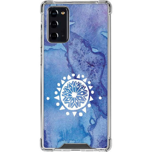 Mandala Symmetry Galaxy Note20 5G Clear Case
