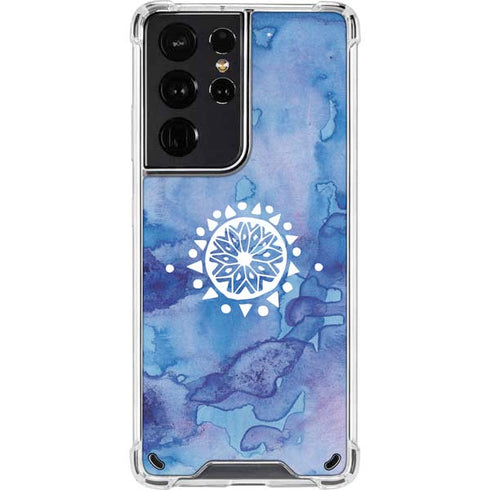 Mandala Symmetry Galaxy S21 Ultra 5G Clear Case