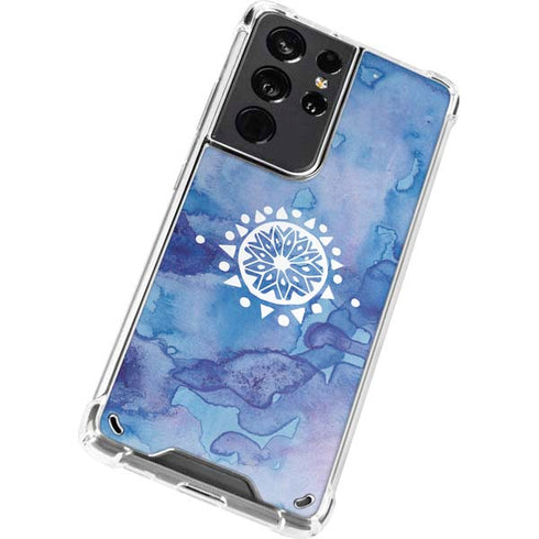 Mandala Symmetry Galaxy S21 Ultra 5G Clear Case