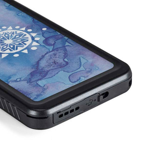 Mandala Symmetry Galaxy S23 Waterproof Case