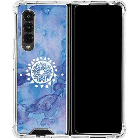 Mandala Symmetry Galaxy Z Fold4 5G Clear Case