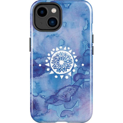 Mandala Symmetry iPhone 15 Plus Impact Case