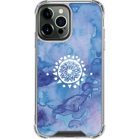 Mandala Symmetry iPhone 14 Pro Max Clear Case