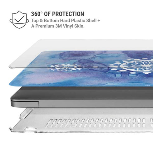 Mandala Symmetry MacBook Pro 16in (2021-25) Case plus Skin