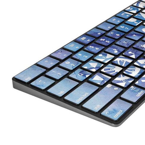 Mandala Symmetry Magic Keyboard with Numeric Keypad Skin
