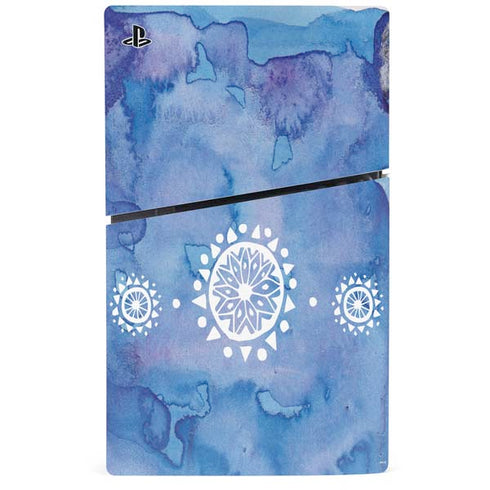 Mandala Symmetry PS5 Slim Disk Console Skin