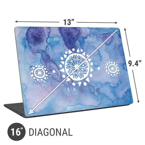 Mandala Symmetry Universal Laptop 16in (13 x 9.4in) Skin