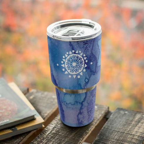 Mandala Symmetry Yeti 30oz Rambler Tumbler Skin