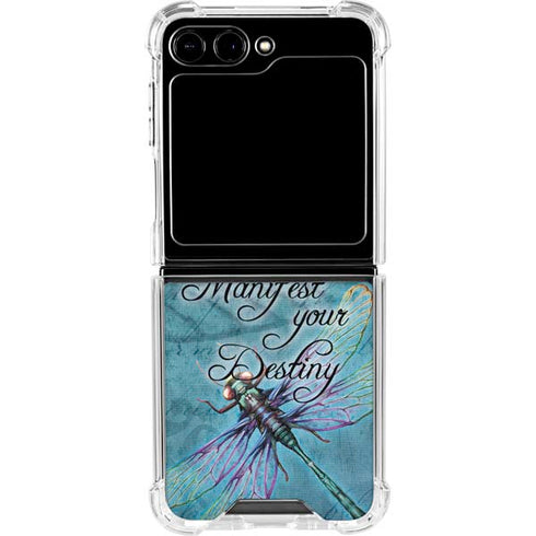 Manifest Your Destiny by Brigid Ashwood Galaxy Z Flip5 5G Clear Case