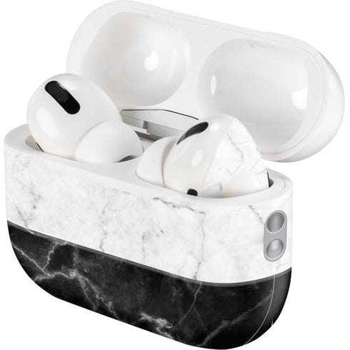 Marble Split AirPods Pro 2nd Gen Skin