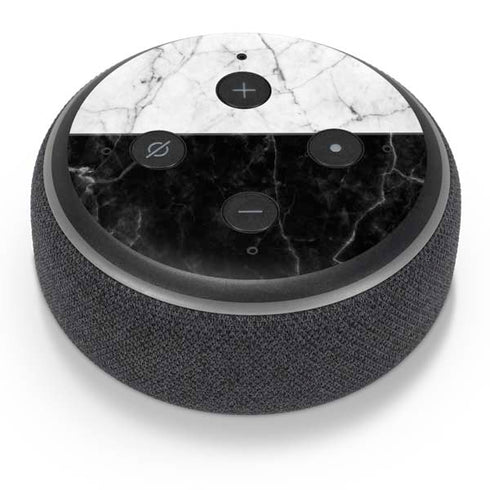 Marble Split Amazon Echo Dot Skin