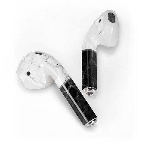 Marble Split Apple AirPods Skin