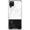 Marble Split Galaxy A12 Clear Case