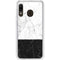 Marble Split Galaxy A20 Clear Case